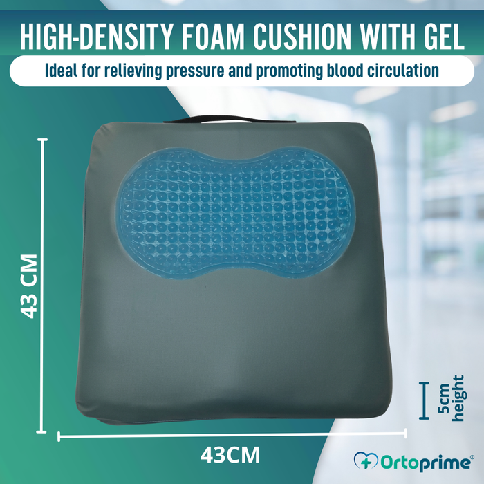 Visco Gel Anti-Bedsore Cushion for Wheelchair 85 kg/m³