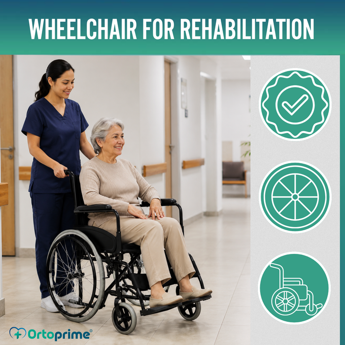 Folding Self-Propelled Wheelchair with Safety Belt