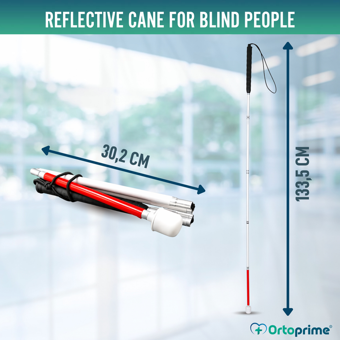 Folding Aluminium Guide Cane for Visually Impaired